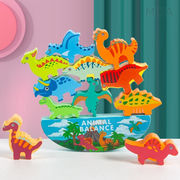 木製パズル  モンテッソーリ 知育のおもちゃ 恐竜おもちゃ 動物 パズル 学習玩具   積み木  おもちゃ