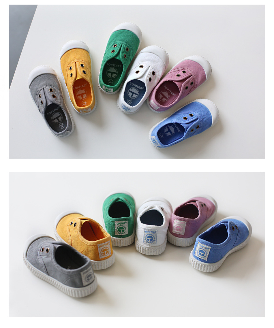 新品　春秋　子供靴　韓国の子供靴　スニーカー　柔らかい底　子供　　幼稚園　布靴　帆布　子供靴