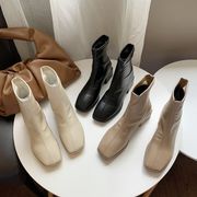 2022春秋 大人気 ブーツ ショートブーツ 美脚 靴 秋冬定番 レディース ハイヒール 韓国ファッション