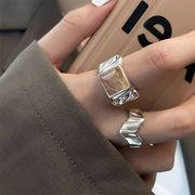 指輪　リング　アクセサリー　不規則　ビンテージ　韓国ファッション
