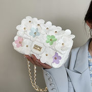 初回送料無料新作韓国大流行レディースファッションショルダーハンドバッグ花飾りバッグ