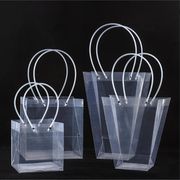 新作　透明バッグ　PVCバッグ　手持ちバッグ　透明袋　プレゼント包装袋