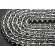 【カットビーズ】天然水晶 64面カット 8mm