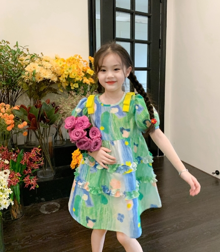 2022  夏新作！子供服   ワンピース 韓国風 人気  半袖  韓国子供服   韓国ファッション  可愛い