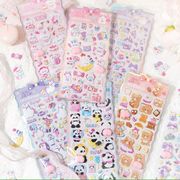 手帳シール　3Dシール　おしりシール　立体シール　粘着シール　手芸DIY ステッカー