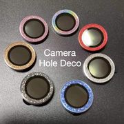 13 12 pro max カメラ保護 スマホアクセサリー Camera Hole Deco カメラ メタル 保護 デコ