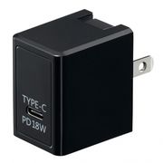 PD対応USBアダプター1ポート18W ブラック