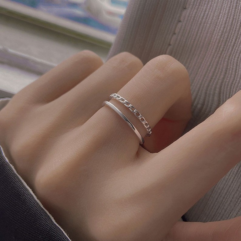 韓国風   レディース   高級感   リング  アクセサリー   指輪   ファッション   開口指輪