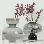 安価な！激安セール ガラス花瓶 装飾 水耕栽培 フラワーアレンジメント リビングルーム 丸瓢箪