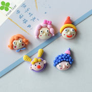 ピエロ 樹脂パーツ ヘアアクセパーツ ハンドメイド スマホケース美容 可愛い DIY