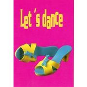 ポストカード カラー写真 靴「Let's Dance」