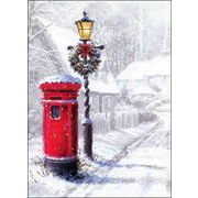 グリーティングカード クリスマス「ポスト」メッセージカード