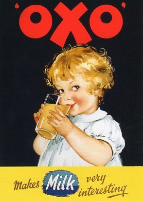 ポストカード イラスト ロバートオーピー/チャイルドフッド「OXO」