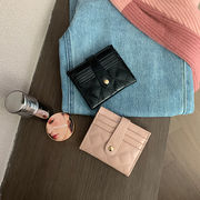 韓国ファッションシンプル レディース 短財布 オシャレで可愛い   二つ折り 大容量 カード収納 小銭入れ