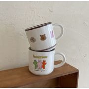 INS 置物を飾る  人気  クマ ウォーターカップ コーヒーカップ  グラス インテリア   創意撮影装具