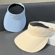 夏新作　帽子　サンバイザー　UVカット　日焼け防止　紫外線対策　つば広 スポーツ用