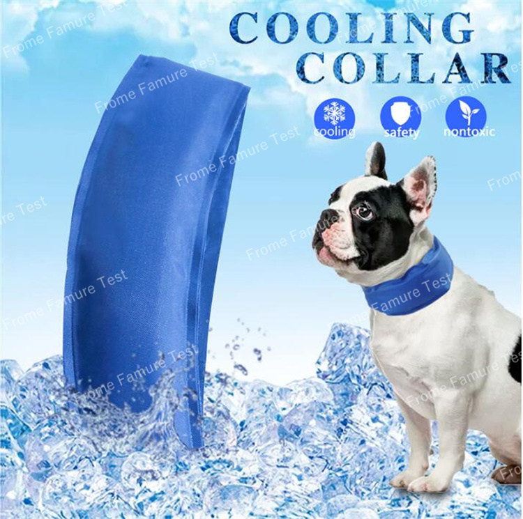 ペット用冷感首輪 冷却スカーフ 調節可能 熱中症 暑さ対策 冷やす 夏用 冷感 ネッククーラー 犬用品