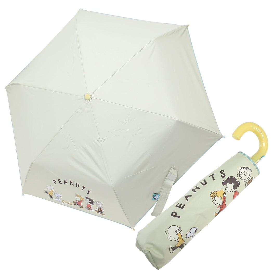 【折り畳み傘】スヌーピー 子供用晴雨兼用折り畳み傘 フレンズ