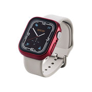 エレコム Apple Watch41mm用フルカバーケース プレミアムガラス 高透明 AW
