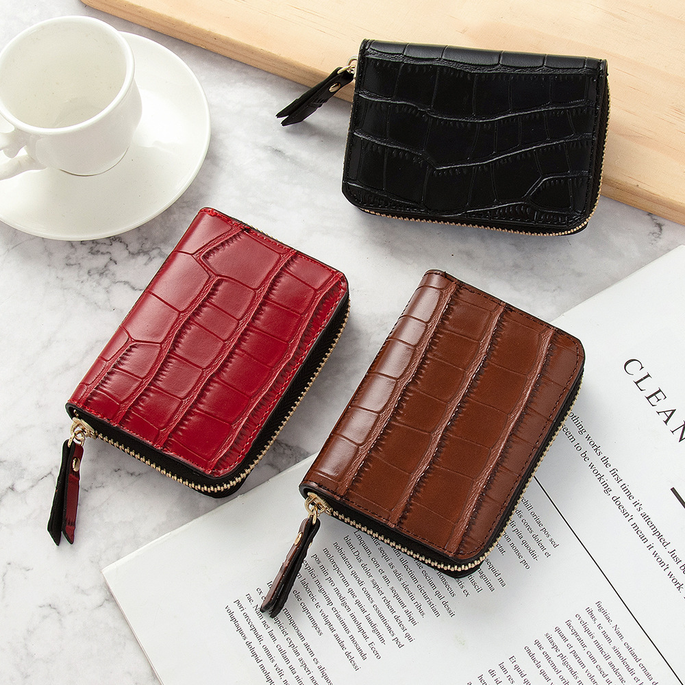 財布　カードケース　無地　ミニ　デザイン　レディースファッション