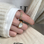 新作　指輪　リング　デザイン　アクセサリー　韓国ファッション　貝殻