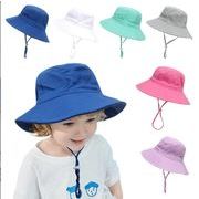 子供の漁師の帽子 ★ 2022 新しい夏のバケットハット★ ファッションハット ★男女★日よけ帽★ 紫外線対策