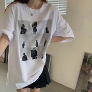 【2022夏服】韓国風レディース服 トップス シンプル おしゃれ 半袖 Tシャツ　