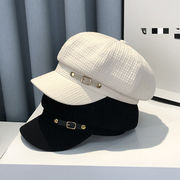 キャスケット　レディース　帽子　韓国ファッション　秋　デザイン