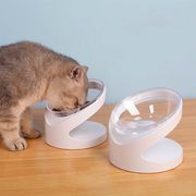 【在庫処理セール】ペット用小皿　ABS素材 丸皿 プレート 猫柄 ネコ柄 食器 犬猫兼用