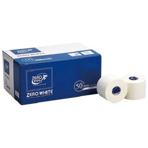 日進医療器 ZERO ホワイトテープ 非伸縮 50mm×13.75m（12巻入）