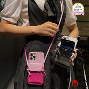 さらに新色登場★iPhone14ケース ポケット ショルダー ケース iPhone14ケース 携帯ケーススマホショルダー