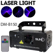 ステージライト LS-B150 舞台照明 DMX対応 ブルー リモコン付属 サウンドモード搭載 レーザーライト
