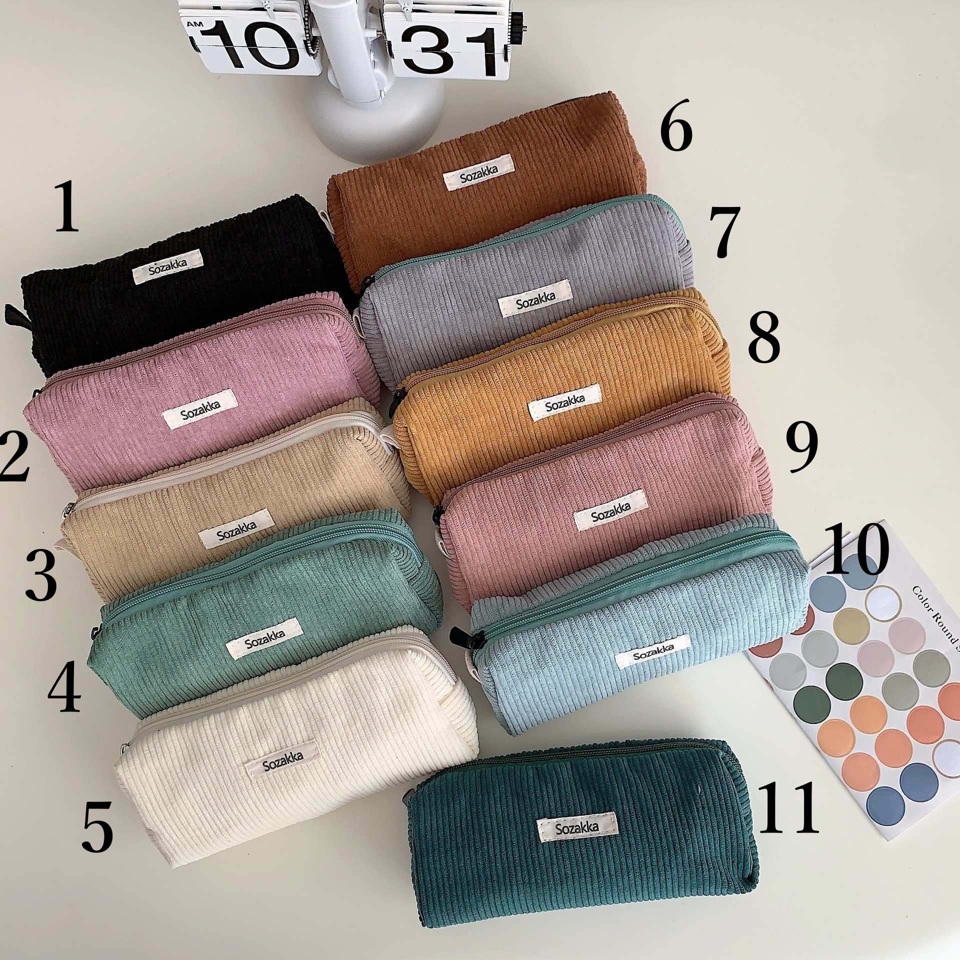 ポーチ　化粧バッグ　収納　小物　レディース　韓国ファッション　全11色