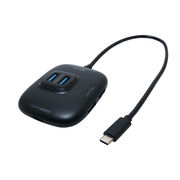 ミヨシ USB PD対応Type-C USB3.2Gen1ハブ ブラック UDS-HH01