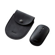 エレコム マウス/Bluetooth/4ボタン/薄型/充電式/3台同時接続/ブラック M-