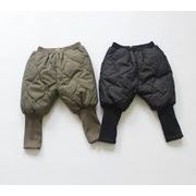 子供パンツ　冬　ズボン　厚手　裏起毛　裏ボア　キッズ　韓国ファッション　男女兼用　カジュアル系
