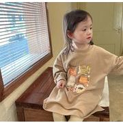 韓国風子供服   子供服   ワンピース パーカー Tシャツ ベビー服  可愛い 女の子 長袖 トップス