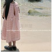 2023夏新品  おしゃれ  カジュアル     袖なし 韓国風子供服     ベビー服     ワンピース 女の子 90-130