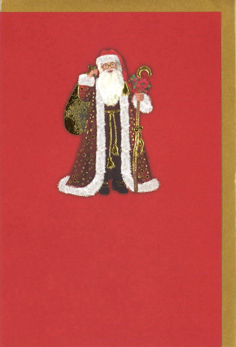 グリーティングカード クリスマス「サンタクロース」 メッセージカード