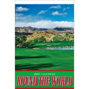 【取り寄せ品】世界のゴルフ場 壁掛けカレンダー2023年 フィルム