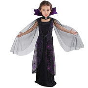 ハロウィーン　パーティー　子供　コスプレ　仮装　可愛い　コウモリ　女の子　ロングスカート　