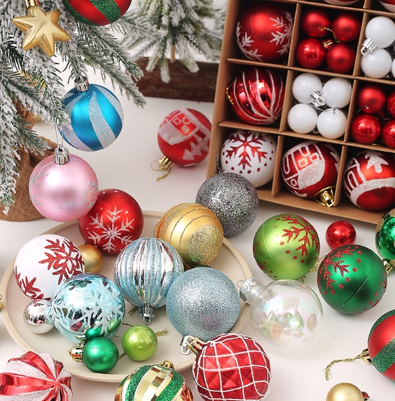 クリスマスツリー 北欧 おしゃれ ボール オーナメント クリスマス 飾り  インテリア装飾  撮影道具  6色