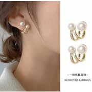 人気  チャームパーツ 金属  ピアス耳飾りイヤリング  ペンダントトップ 真珠 最高級鍍金2色　
