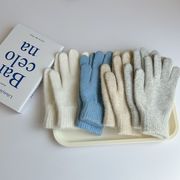 2022秋冬新品  INS  韓国風   暖かい    大人用   ニット手袋    可愛い  防寒 手袋   7色