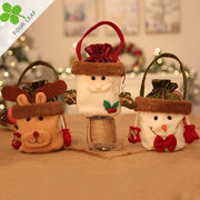 クリスマス用品 ラッピング袋 りんごバッグ ギフトバッグ クリスマス飾り 可愛い トナカイ サンタ 雪だるま
