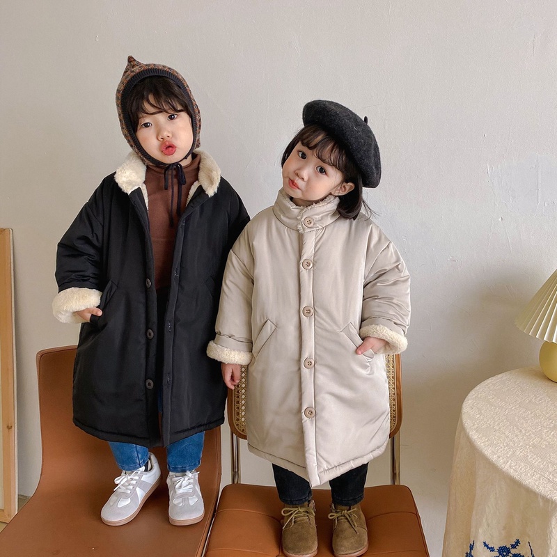 【2022冬新作】韓国風子供服 ベビー服 キッズ 男女兼用 アウター コート 裏起毛ジャケット