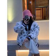 2022冬INS★韓国風 レトロ  合わせやすい　ハート形 　防寒 中綿コート