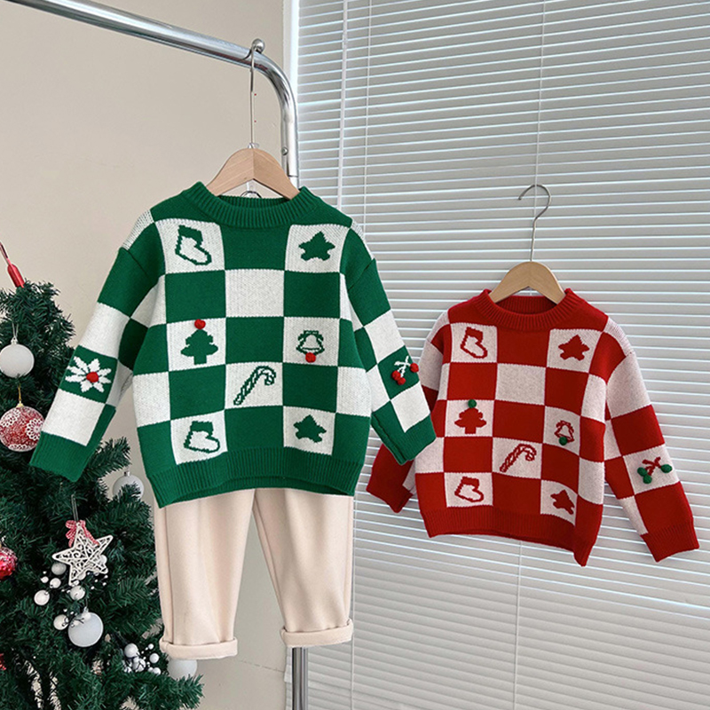 【2022冬新作】韓国風子供服 クリスマス  ベビー服 キッズ 男女兼用 セーター ニット