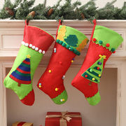 Christmas限定 クリスマス用品 ソックス 飾り ツリー オーナメント インテリア クリスマス靴下 ポンポン