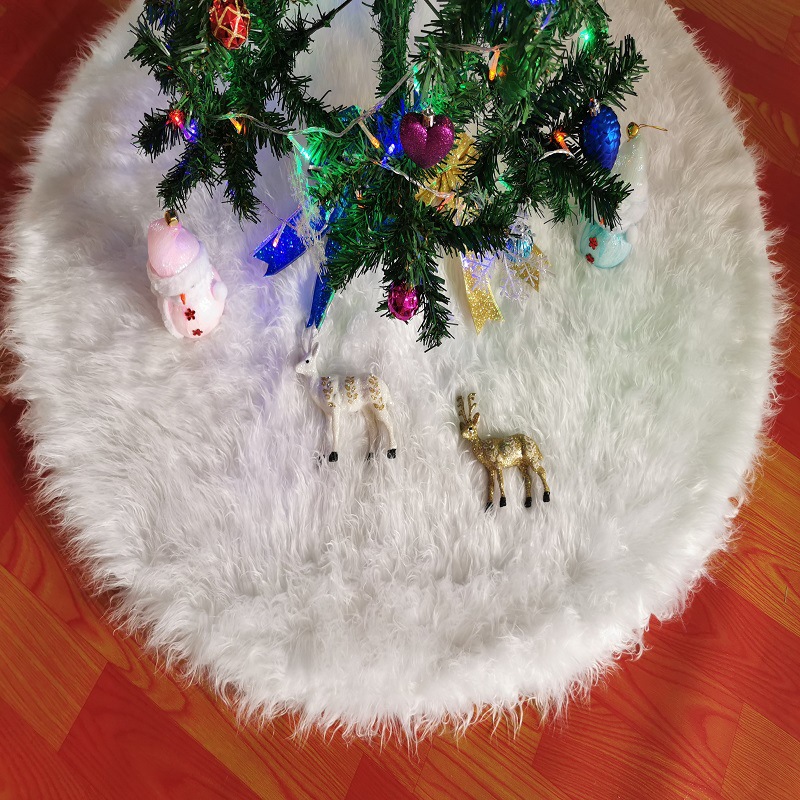 クリスマスツリースカート 足元カバー 直径78cm 90cm  飾り インテリア 足隠し ラグ コード隠し サンタ
